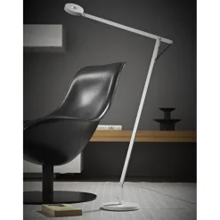 String F1 Gulvlampe Dtw Hvid/silver