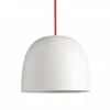 Super215 mm Pendel Metal Hvid (G9 42w) - Rød Ledning 3m
