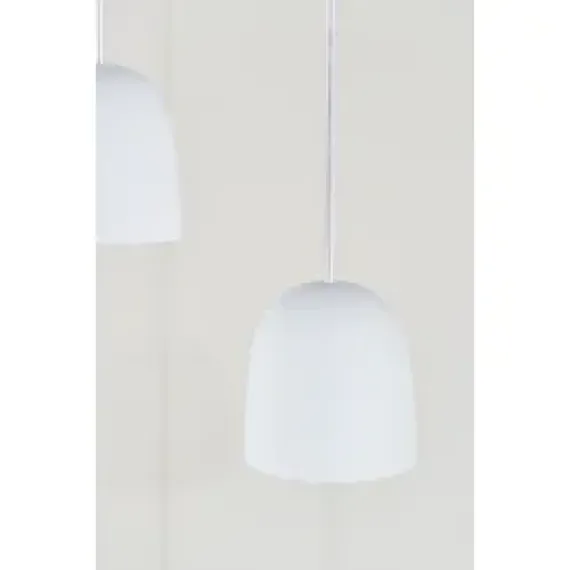 Super215 Opal-glas Pendel - Piet Hein (Ø 21,5 cm, 3 m hvid ledning)