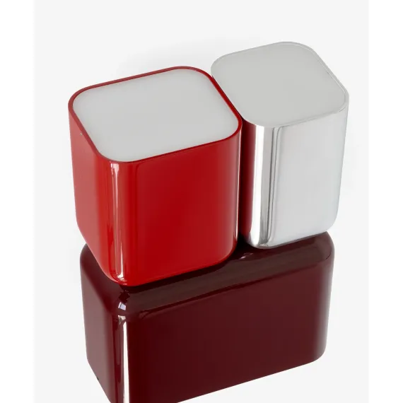 TABATA LN10 - VÆGLAMPE - DARK BURGUNDY/VERMILION RED