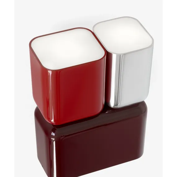 TABATA LN10 - VÆGLAMPE - DARK BURGUNDY/VERMILION RED