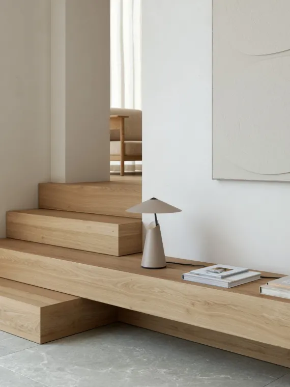 TAIDO BORDLAMPE BRUN