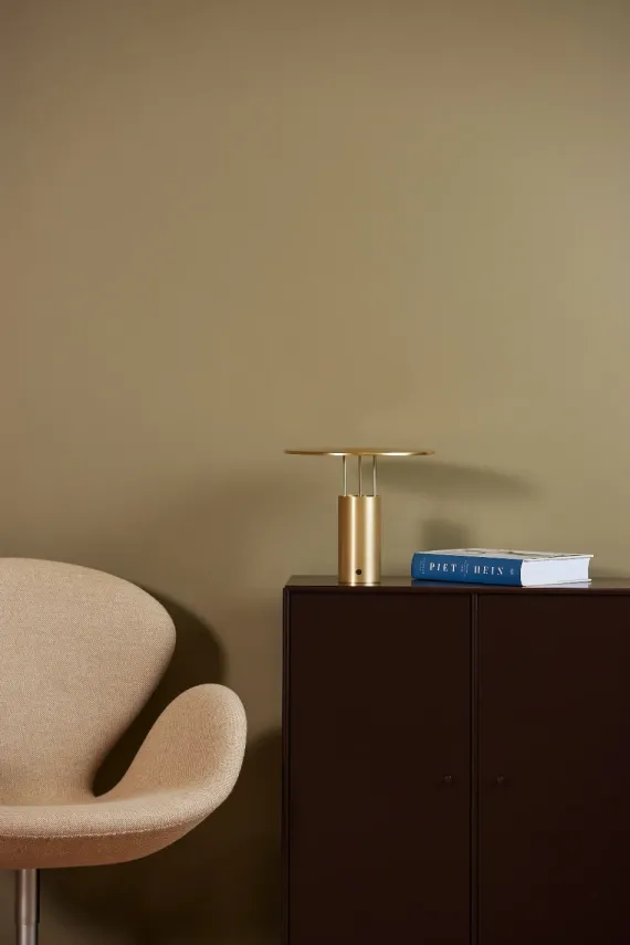 Tempel 280 Bordlampe - Messing - Piet Hein