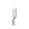 TR41 Pendel - Hvid Polykarbonat, H 100 cm - Skulpturel lampe af Tom Rossau