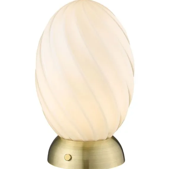 TWIST BORDLAMPE MESSING