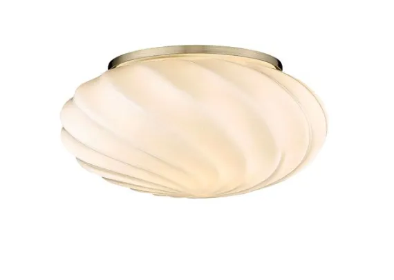 TWIST PLAFOND MESSING Ø25