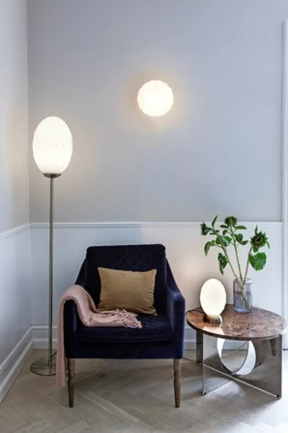 TWIST PLAFOND MESSING Ø25