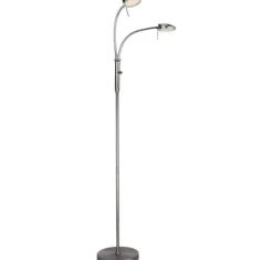 VEGAS GULVLAMPE 2 ARM B. STÅL