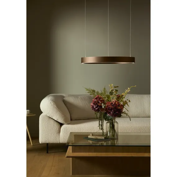 VELORA LARGE Ø60 LED CARAMEL BROWN PENDEL