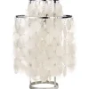 Verpan Fun 2TM Bordlampe - Krom & Perlemorsskaller | Designklassiker