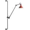 214 VÆGLAMPE SORT/RØD