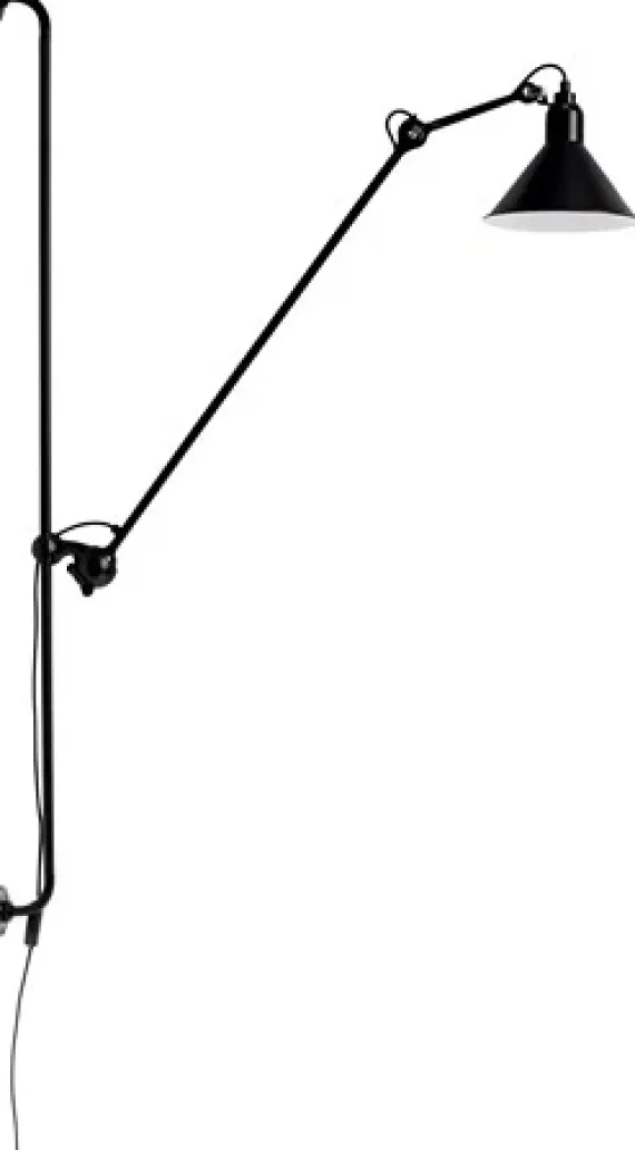 214 VÆGLAMPE SORT/SORT