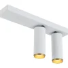 X-BEAM DOBBELTSPOT HVID/GULD
