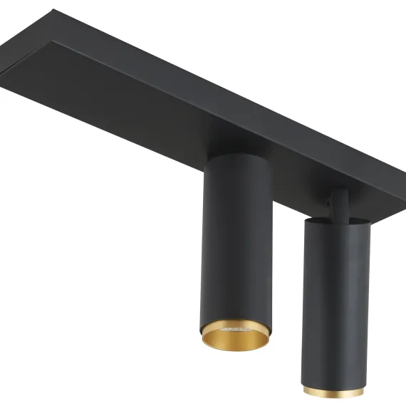 X-BEAM DOBBELTSPOT SORT/GULD